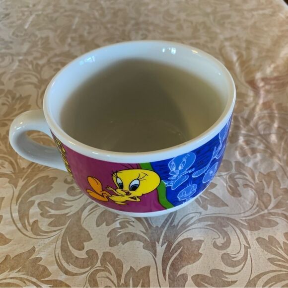 Vintage Tweety Bird Mug Cup 1998 Warner Bros Looney Tunes Excellent Condition - Picture 10 of 10